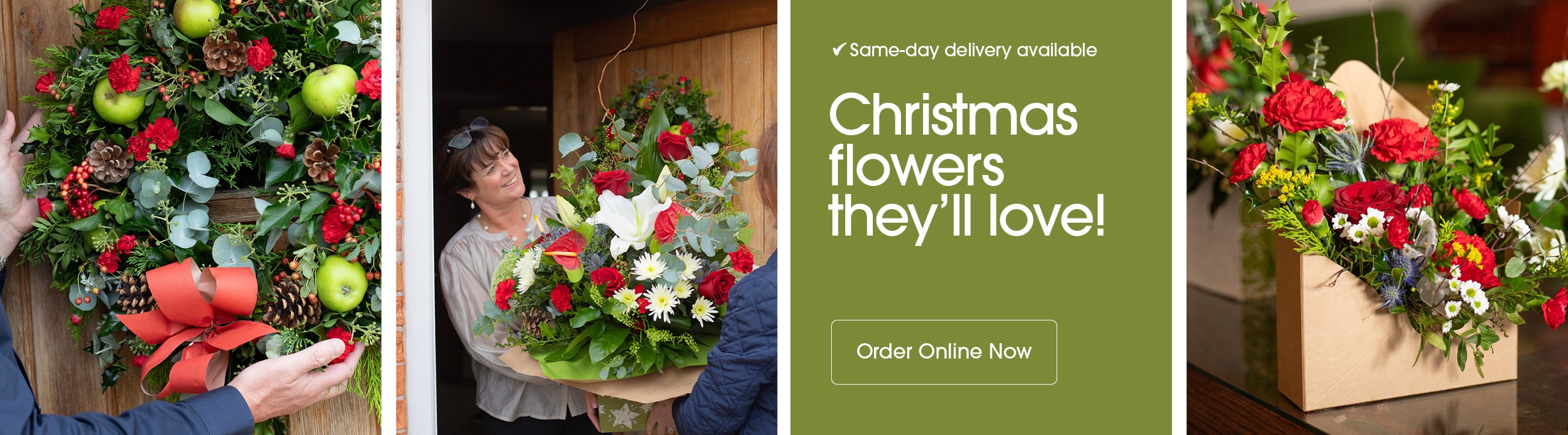 Seasonal bouquets from Shorts florists in Cleethorpes offering same-day delivery