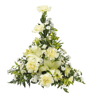 White & Cream Seasonal Arrangement